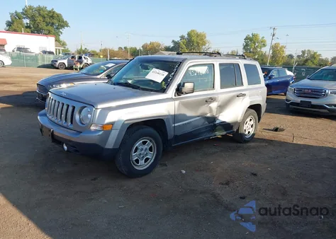 2016 Jeep Patriot Sport z USA, uszkodzony, nr VIN 1C4NJPBB9GD702556